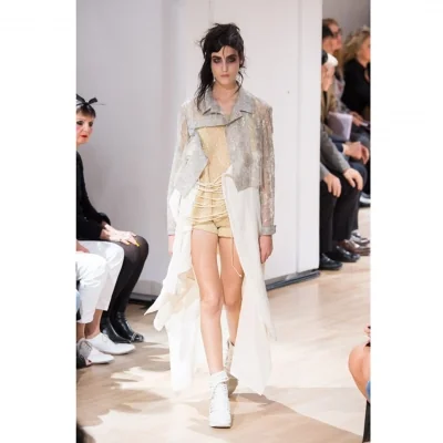 新品ですが・・・！ヨウジヤマモト ファムYohji Yamamoto FEMME ボクシングブーツ BOXING BOOT S83032 白