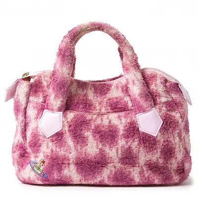 ヴィヴィアンウエストウッドVivienne Westwood パイルレオパードハンドバッグ