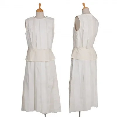 スナオクワハラsunaokuwahara I.S. コットン芯貼り付けデザインセットアップスーツ 生成り