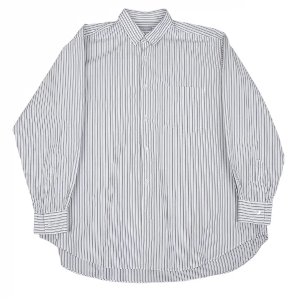 コムデギャルソン オムCOMME des GARCONS HOMME ダブルカラーストライプシャツ