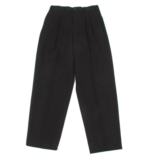 コムデギャルソン オムCOMME des GARCONS HOMME ウールギャバツータックパンツ