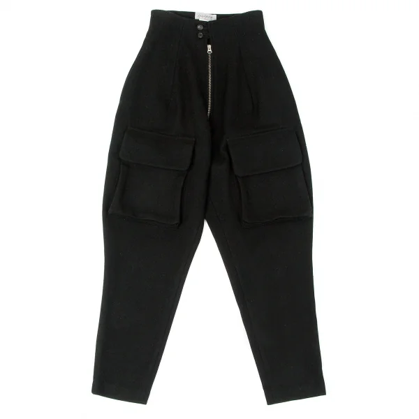 ヨウジヤマモト ファムYohji Yamamoto FEMME ウールフェルトカーゴパンツ ＳＳ