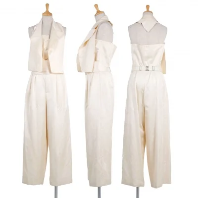 コムデギャルソンノアールCOMME des GARCONS NOIR シルク３ピースセット パールベージュ