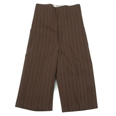 コムデギャルソンCOMME des GARCONSウールハイウエストクロップドパンツ