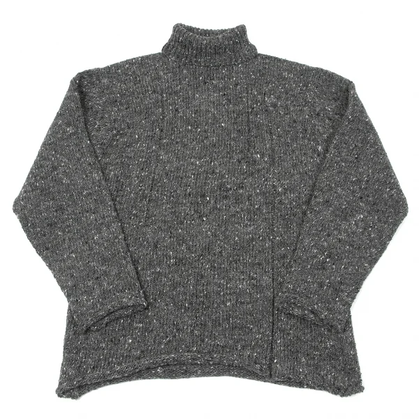 【SALE】コムデギャルソン オムCOMME des GARCONS HOMME ウールミックスネップタートルニット