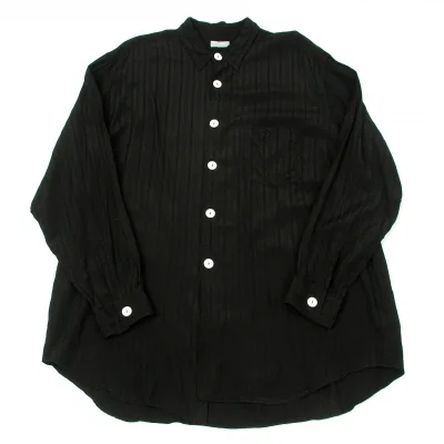 コムデギャルソン オムCOMME des GARCONS HOMME 刺繍くるみ釦長袖シャツ