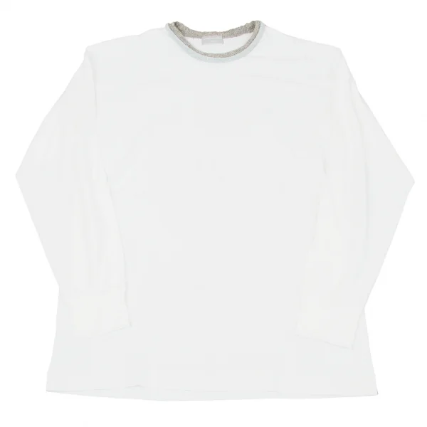 【SALE】コムデギャルソン オムCOMME des GARCONS HOMME 衿ウール配色切替長袖Ｔシャツ