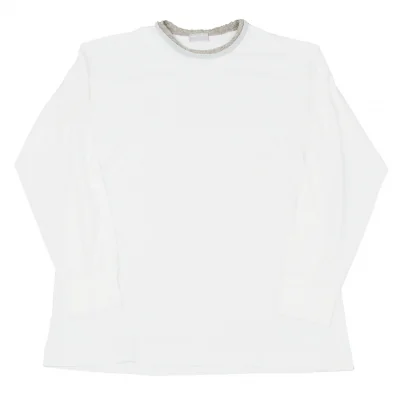 【SALE】コムデギャルソン オムCOMME des GARCONS HOMME 衿ウール配色切替長袖Ｔシャツ