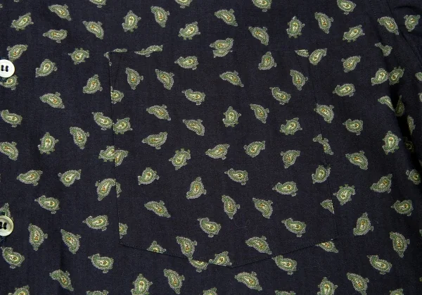 コムデギャルソンオムCOMME des GARCONS HOMME ペイズリープリント長袖