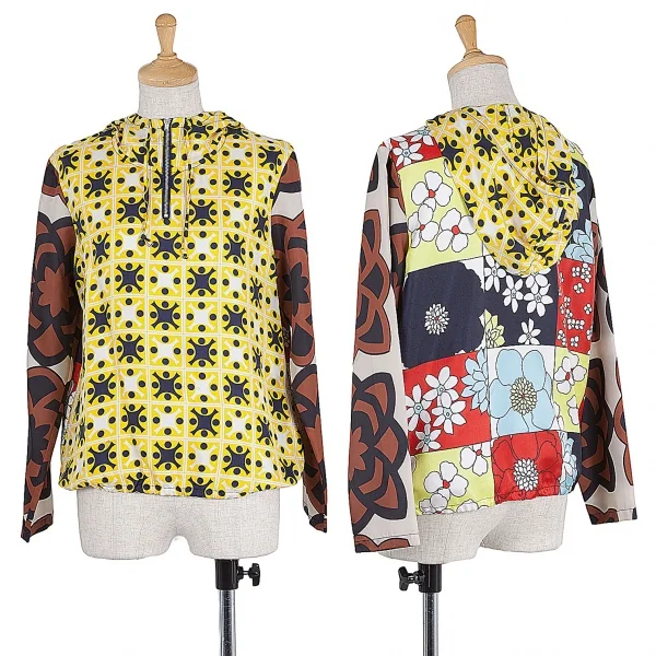 トリコ コムデギャルソンtricot COMME des GARCONS ポリシルクプリントプルオーバー