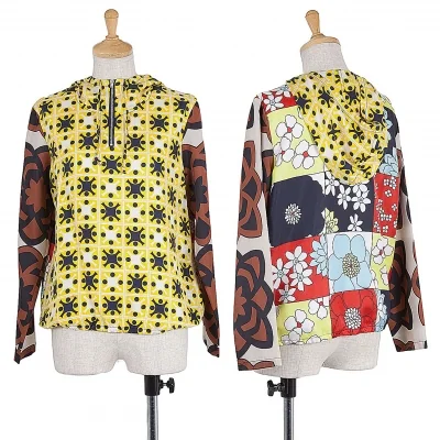 トリコ コムデギャルソンtricot COMME des GARCONS ポリシルクプリントプルオーバー