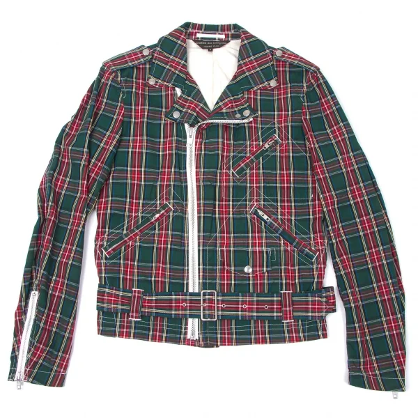 コムデギャルソン オムプリュスCOMME des GARCONS HOMME PLUS コットンチェックライダース