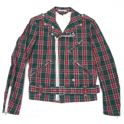 コムデギャルソン オムプリュスCOMME des GARCONS HOMME PLUS コットンチェックライダース