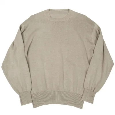 コムデギャルソン オムCOMME des GARCONS HOMME 綿シンプルクルーネックニット
