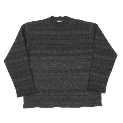 コムデギャルソンオムCOMME des GARCONS HOMME 杢ノルディックジャガードセーター