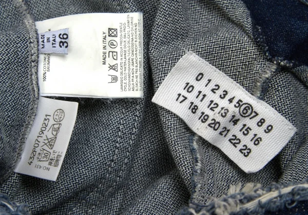 MM6 Maison Martin Margiela Cropped Denim Pants K-41146_019