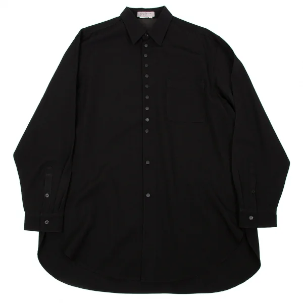 Yohji Yamamoto POUR HOMME A lot of buttons Shirt Black M K-41281_001
