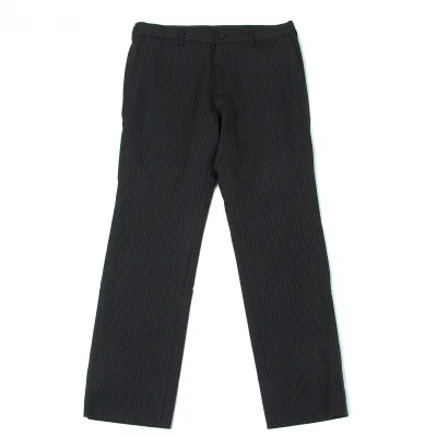 コムデギャルソン オムCOMME des GARCONS HOMME ストライプウールパンツ 紺ワイン他
