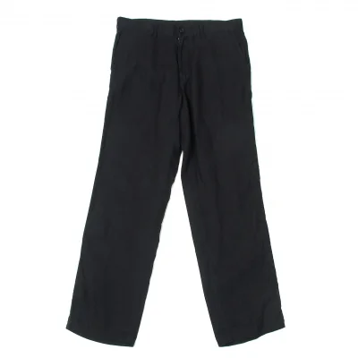 コムデギャルソン オムCOMME des GARCONS HOMME 製品染めコットンパッカリングパンツ 紺