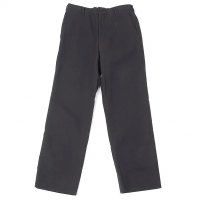 【SALE】コムデギャルソン オムCOMME des GARCONS HOMME ウールフラノパンツ グレー チャコール