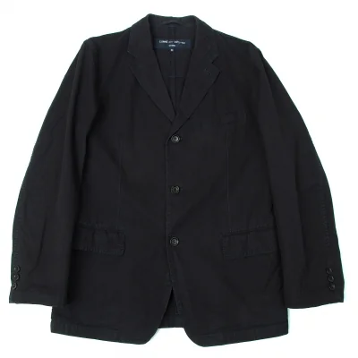 コムデギャルソンオムCOMME des GARCONS HOMME 製品染めコットンジャケット