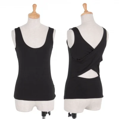 【SALE】ダナキャランDKNY バックカッティングデザインタンクトップ