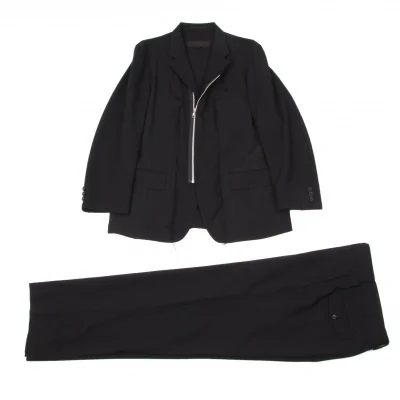 コムデギャルソン オムCOMME des GARCONS HOMME 変わり織り切替ウール