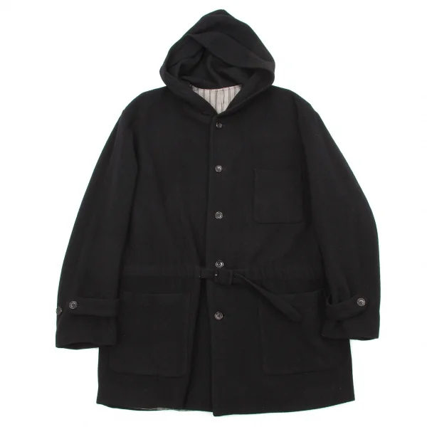 【SALE】コムデギャルソン オムCOMME des GARCONS HOMME ウールナイロンフードコート