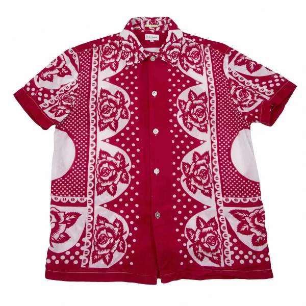 ポールスミスPaul Smith バンダナプリントコットンガーゼシャツ