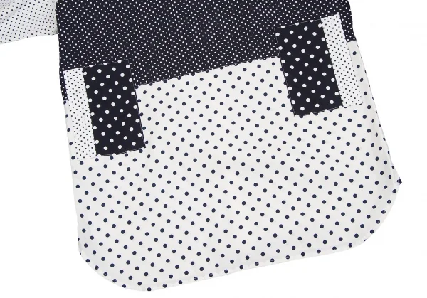 GANRYU Dot Print SwitchingLong Sleeves Shirt K-42342_012