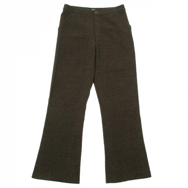 (SALE) zucca Tweed wool pants Khaki 69 K-42369_001
