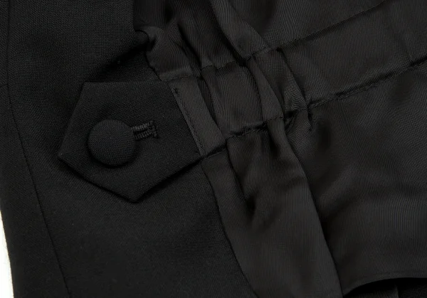 ドリスヴァンノッテンDRIES VAN NOTEN デザインウールベスト 黒48 (K