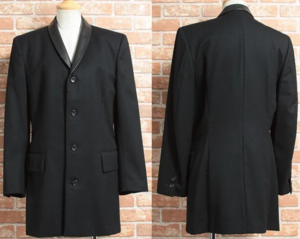 tricot COMME des GARCONS Fake leather jacket(K-3076) Black S K-3076_001