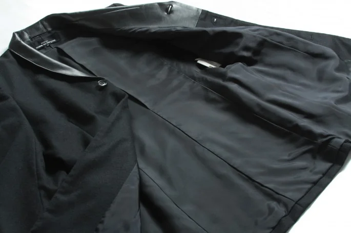 tricot COMME des GARCONS Fake leather jacket(K-3076) K-3076_006