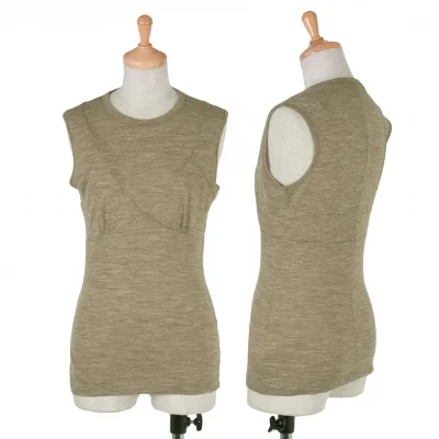 【最終値下げ】ジュンヤワタナベ コムデギャルソンJUNYA WATANABE COMME des GARCONS  切替タンクトップ 杢茶