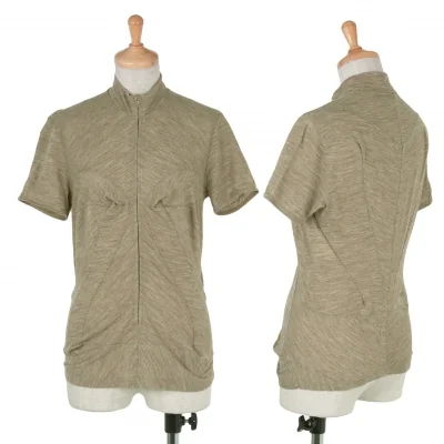 【最終値下げ】ジュンヤワタナベ コムデギャルソンJUNYA WATANABE COMME des GARCONS  切替ジップカーディ 杢茶