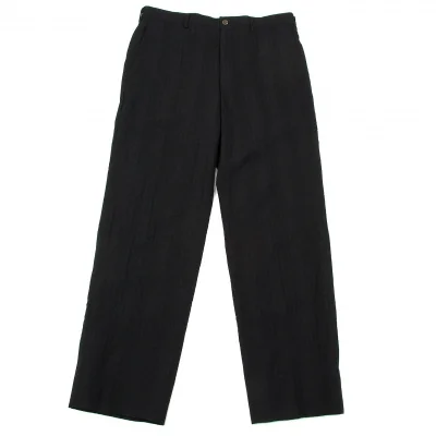 コムデギャルソン オムCOMME des GARCONS HOMME シアサッカーウールパンツ 紺