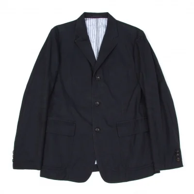 コムデギャルソン オムCOMME des GARCONS HOMME ステッチコットンジャケット 紺