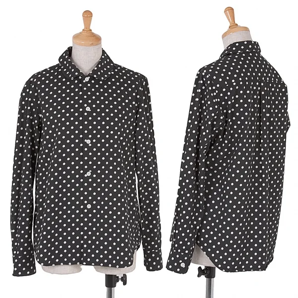 グッドデザインショップ コムデギャルソンGOOD DESIGN SHOP COMME des GARCONS ドットプリントラウンドカラーシャツ