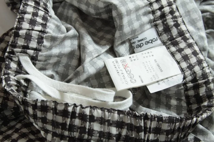 rodeCOMME des GARCONS Check design skirt(K-3083) K-3083_009