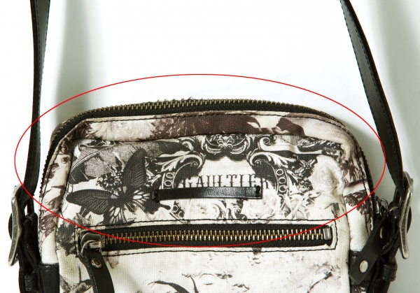 堅実な究極の ジャンポールゴルチエJean Paul GAULTIER プリントショルダー バッグ