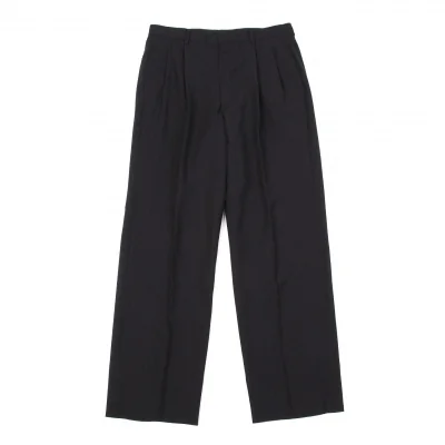 ブルックスブラザーズBrooks Brothers ウールポリストライプストレッチパンツ 紺白