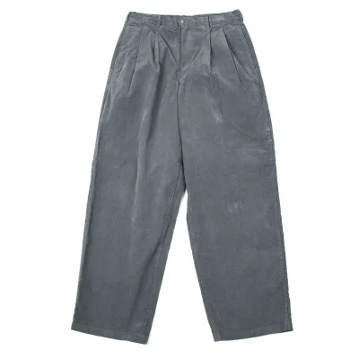 【SALE】パパスPapas コーデュロイタックパンツ グレー