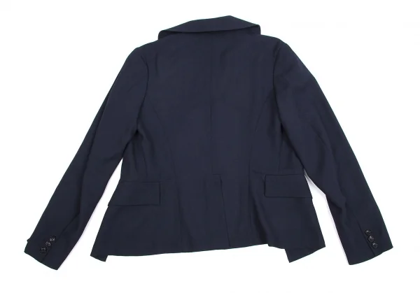 コムコム コムデギャルソンCOMME des GARCONS ポリ丸襟ナポレオン