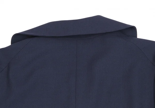 コムコム コムデギャルソンCOMME des GARCONS ポリ丸襟ナポレオン