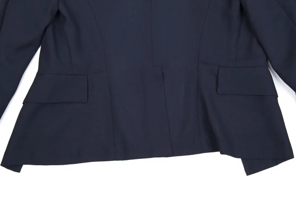 コムコム コムデギャルソンCOMME des GARCONS ポリ丸襟ナポレオン