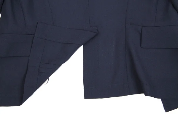 コムコム コムデギャルソンCOMME des GARCONS ポリ丸襟ナポレオン