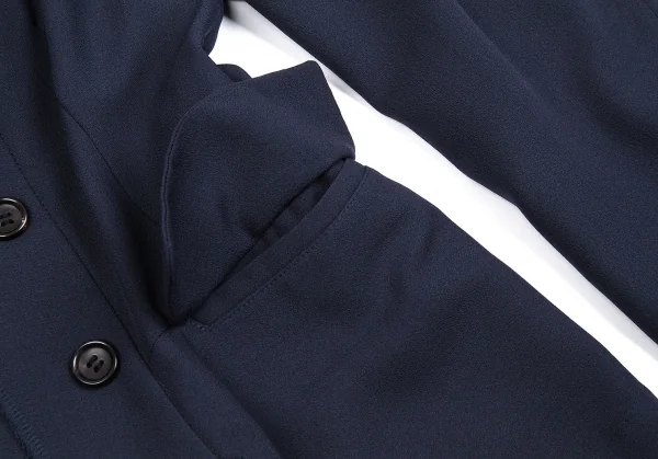 コムコム コムデギャルソンCOMME des GARCONS ポリ丸襟ナポレオン