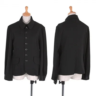 【最終値下げ】リミフゥLIMI feu ウールギャバシャツジャケット 黒