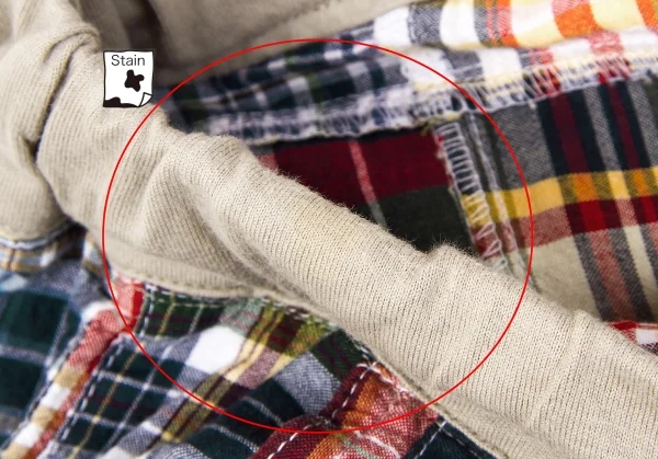 Karl Helmut Cotton patchwork design pants K-43596_004